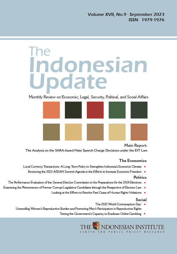 The Indonesian Update Volume Xvii No 9 September 2023 English
